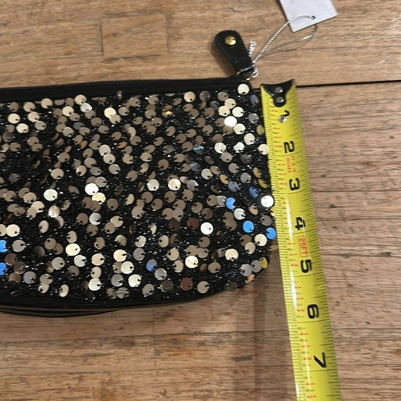 NWT | Stephanie Johnson | Beaded Sequin make up bag - Picture 9 of 9